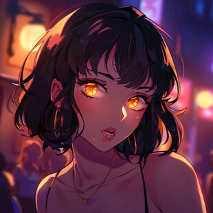 午夜影院校园恋爱漫画女主角角色头像